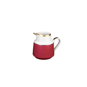 Gießer 0,2 l, Colour raspberry mit Goldrand