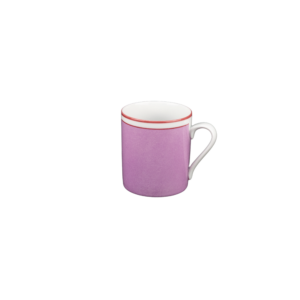Boccale 0,2 l Colore viola maculato con bordo colorato in viola
