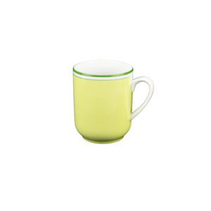 Boccale da 0,4 l verde maculato con bordo colorato